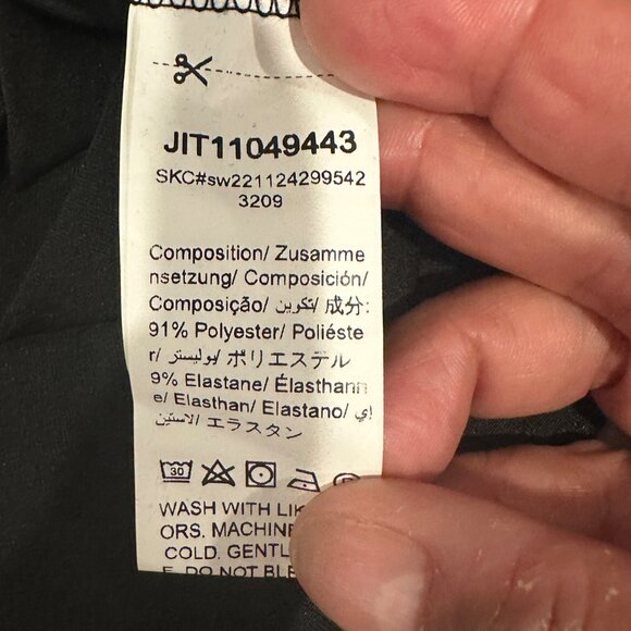 Shein Sxy Black Long-Sleeve Corset-Style Top With Pink Contrast Bustier Detail S - Picture 5 of 7